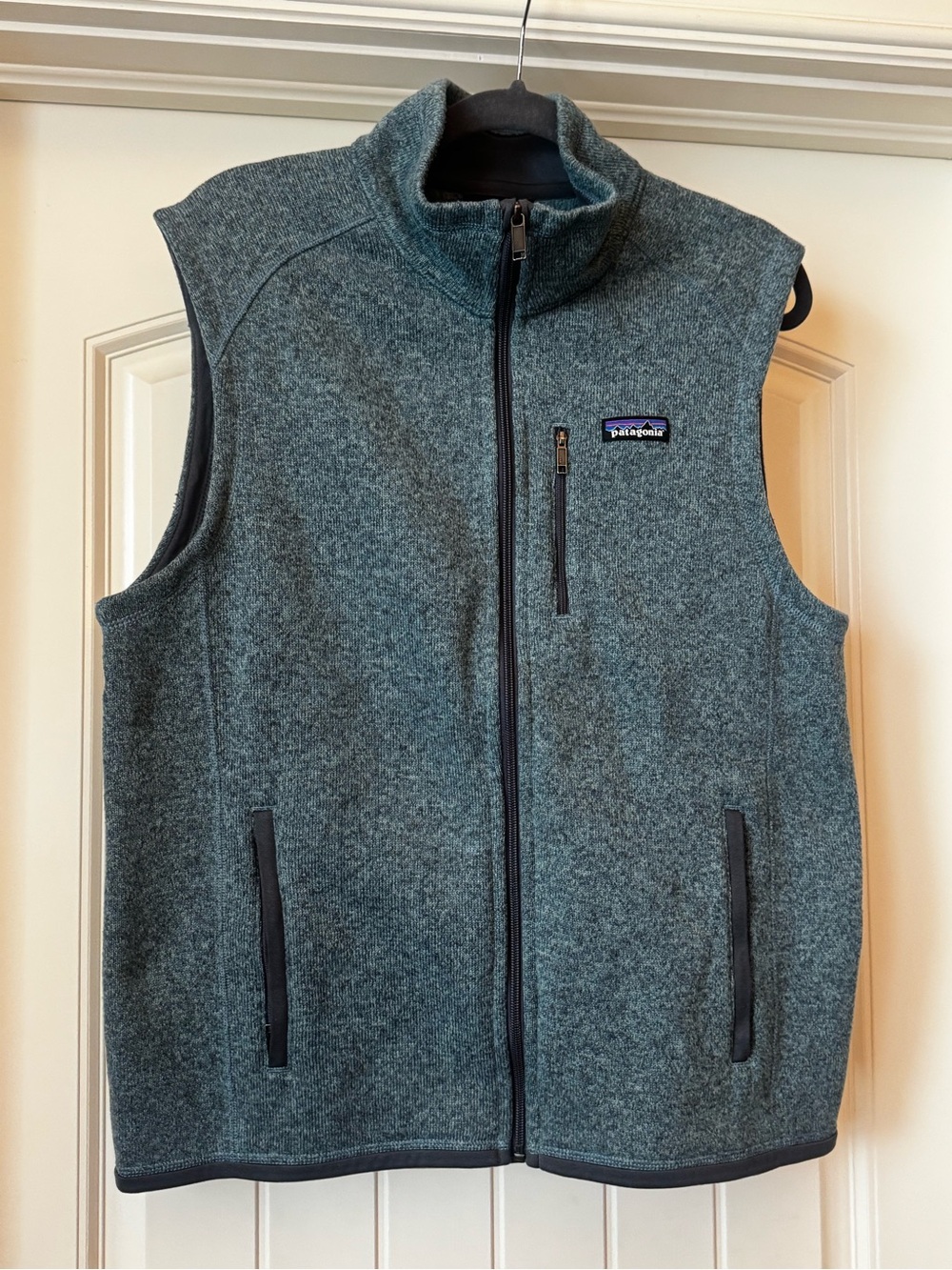 Patagonia Men’s Blue/Grey Better Sweater  Full-Zip Fleece Vest